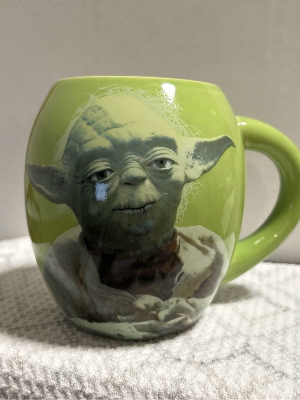 Star Wars Lime Green Yoda Ceramic Mug